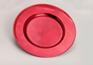 TELLER ROT KUNSTSTOFF 17CM}