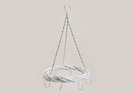 DEKOKRANZ Z.H.M.HAKEN WEISS HOLZ 34CM}