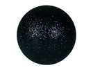 Dekokugel 6cm, schwarz, glitzer (6Stk)