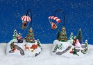 WINTERSZENE M.LED BEL.BEWEGL.FIGUR POLY 2-F.S