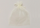 GESCHENKSAECKCHEN ORGANZA CREME 12X17CM