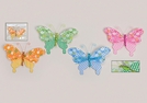 SCHMETTERLING A.KLAMMER KUNSTST.4-F.S.19X15CM
