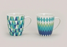 BECHER TUERKIS PORZ.2-F.S.10CM