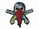 P-029 Aufnäher Patch Totenkopf Pistolen