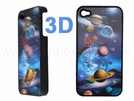 Design Cover Schale IPhone 4 3d Optik "Weltraum"