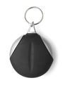Schluesselanhaenger 'Clear', Farbe: Schwarz, Groesse: 7 x 5,4 x 1,7 cm