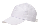 Baseball-Cap, Baumwolle, Weiss "Racing", Standardgroesse