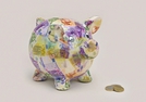 SPARSCHWEIN KER."EURO" M.SCHLOSS 18X14X15CM