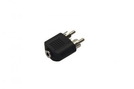 Adapter 2x Cinch (St.) - 1x Klinke (Bu.) (3.5) stereo black