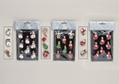 KLAMMER-SET 8TLG WEIHNACHTSD.HOLZ/POLY S.4CM
