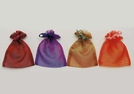 GESCHENKSAECKCHEN ORGANZA SORT.12X17CM