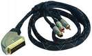 Scart-Adapter Home Theatre 1,5m Scart-Stecker->2xCinch