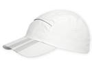 Baseballkappe aus Polyester mit Klettverschluss und Reflexstreifen.