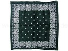 BA-077 Bandana Kopftuch paisley schwarz