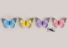 SCHMETTERLING A.KLAMMER HANDBEMALT 4-F.S.11CM