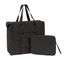 Reisetasche, faltb"Travel Aid "300D,schw, ca. 43 x 38 x 20 / 28 x 21 x 4 cm
