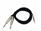 Kabel AC-35 3,5Klinke st/2xKlinke6,35 6m
