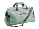 Reisetasche aus Polyester 420D mit Schultergurt. 1 Hauptfach und 2 weitere Faecher, fester Boden.