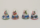 SCHNEEKUGEL NIKOLAUS POLY 4-F.S.6CM