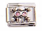 Italian Charm Glieder Armband Motive mit Stein