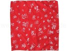 BA-127 Bandana Kopftuch rot/weiß chinesische Zeichen