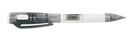Kugelschreiber m.LED"StarLight"smoke tra, 12,8 cm