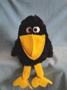 Handsp.Rabe schwarz 28cm