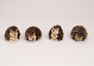 IGEL TON/KUNSTFELL SORT. CA.7X6X7CM