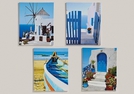 WANDBILD A.KEILRAHMEN MEDITERAN SORT.40X50CM