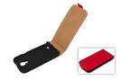Tasche (Flip Slim) für Samsung I9190 Galaxy S4 mini red