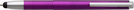 Kugelschreiber 'Star', Farbe: Violett Metallic, Groesse: 1,2 x 14 cm