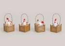 HAHN POLY IN METALLKORB Z.H.4-F.S.4X3X8CM