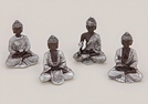 BUDDHA SITZEND POLY 4-F.SORT.5,5CM