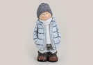 WINTERKIND GRAU/WEISS KER.TEXTIL-MUETZE 24CM