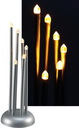 LED Kerzenleuchter, 6 LEDs, Höhe ca. 28cm