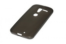 Silicon Case (Flex) für Motorola Moto X transparent / black