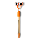 Kugelschreiber 'Big Eyes', Farbe: Orange, Groesse: 4,7 x 21 x 2 cm