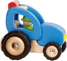 Holzfahrzeug Traktor, 1Stück