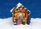 WEIHN.MARKT-STAND M.LED BEL.POLY 11X10X13CM
