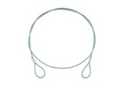 Stahlseil 1400x4mm silber ohne Verbinder