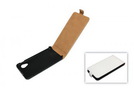 Tasche (Flip Slim) für Google Nexus 5 white